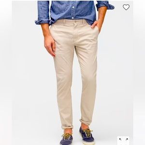 J. Crew Men’s 250 Skinny-fit pant in stretch chino 31x30